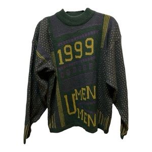 Vintage 1999 UMEN Sweater Sz S